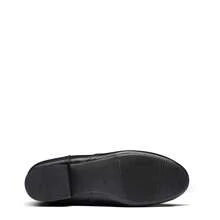 Women's Wide Calf Knee High Boots Fur Lined Side Zipper Fall Winter Boots - PU đen - Xem 3