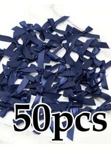 (200 piezas/50 piezas por bolsa) Lazos de cinta de 4 cm de colores surtidos, para envolver regalos y hacer pinzas/diademas para el cabello