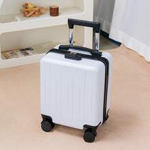 14-Inch Carry-On Luggage With Password Lock, Small Suitcase, Lightweight Travel Rolling Luggage For Women And Men - Multicolor - View 9