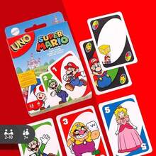 Mattel 官方 UNO 牌組遊戲套組，收藏版 Super/多版本系列，2-10 人派對桌上遊戲，團隊建設派對卡牌遊戲 - DRD00 一號 - 查看 8