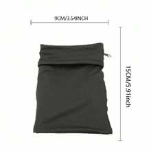 Carteira de pulso leve e moderna com estampa de letras, ideal para viagens, caminhadas, corridas, ciclismo e ioga. Comporta dinheiro, chaves, cartões e documentos de identidade - um item indispensável para o Natal.