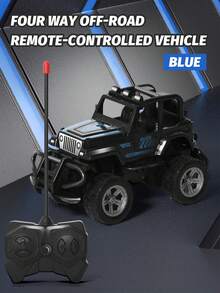 Vehículo de control remoto todoterreno en miniatura, juguete, regalo para niños, 3 opciones de color, diseño de coche realista