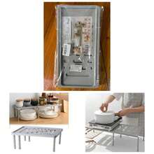 Expandable Shelf Organizer, Spice Rack Organizer, Expandable Drainage Trough Storage Rack, Layered Rack, Suitable Expanding 31 - 61cm, Suitable Kitchen, Living Room, Bathroom - Initial - View 1