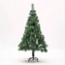 Árbol de Navidad artificial para decoración festiva, adecuado para exhibición en tiendas, uso doméstico, interior y exterior - Copo de nieve 3D verde - Ver 5