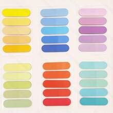100张透明便签自粘书签注释阅读书透明标签卡哇伊可爱文具 - 彩色 - 查看 6