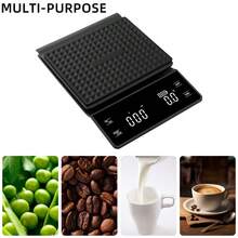 0.1克高精度LED显示电子秤，手冲咖啡秤，家用及商用，邮政及烘焙，出口，不含电池 - 彩色 - 查看 4