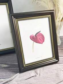 1pc Retro European Style Photo Frame Decorative Photo Frame, 5 Inches, 6 Inches, 7 Inches, 8 Inches, 10 Inches, A4 Size, Photo Display Frame, Horizontal And Vertical Dual-Purpose Photo Frame, Suitable For Desktop And Wall Display, Office And Home, Living Room, Bedroom Decoration, Wedding, Valentine's Day, Christmas