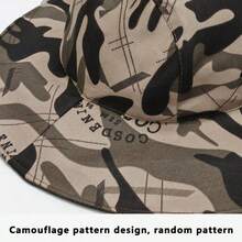 xinwangjiang 1 Stück Outdoor Anglerhut mit Tarnblumenmuster