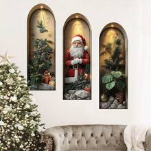 3pcs Set Nordic Green Plant Theme Faux Arch Window Stickers. Self-Adhesive Removable Decorative Decals, Suitable For Christmas, Halloween, Thanksgiving, Valentine's Day, Spring Festival, Easter, New Year, Independence Day And Other Holidays, Applicable To Party, Office, Home, Living Room, Bedroom, Bathroom, Kitchen, Garden, Room, House And Other Scenarios, Applicable To Party, Office, Home, Living Room, Bedroom, Bathroom, Kitchen, Garden, Room, House And Other Room Decorations Christmas Decoration XMAS Decor Christmas Tree Gift Decor Thanksgiving Wedding Home Decor Home Decor Fall Decor Autumn Decor Birthday Decorations For Gifts Party Supplies Indoor Holiday Festival Decor Halloween Decor Wall Decor Halloween Ornaments Christmas Decoration XMAS Decor Christmas Tree Gift Decor Thanksgiving Wedding Home Decor Home Decor Fall Decor Autumn Decor Birthday Decorations For Gifts Party Supplies Indoor Holiday Festival Decor Halloween Decor Wall Decor Halloween Ornaments