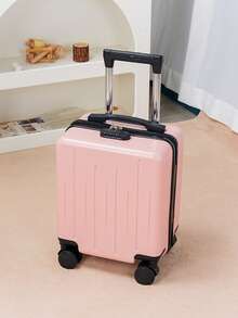 14-Inch Carry-On Luggage With Password Lock, Small Suitcase, Lightweight Travel Rolling Luggage For Women And Men - Multicolor - View 5