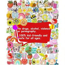 200Pcs Bottle Stickers, Cute Stickers Bottles, Vinyl Waterproof Aesthetic Laptop Sticker Pack Classroom Prizes Skateboard Teens Girls Students
