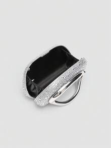 1 Piece Acrylic Clutch Bag, For Valentine's Day, Comfortable And Fashionable, Elegant Handbag, Personalized Gift Option, 2025 Accessory, Fashion Style Suitable For - 銀色 - 查看 6