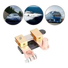 Interruptor de desconexión de batería de automóvil RV de 12-24 V, ampliamente utilizado para baterías de automóviles, vehículos, RV, ATV y marinos. - Dorado - Ver 1