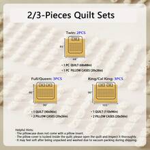 2/3pcs Luxury Boho Flower Printed Quilt Set(1 Quilt + 1/2 Pillowcases), Machine Washable Durable And Lightweight Summer Bedding Set, 100% Microfiber Breathable Bedspread Set, Versatile For All Seasons, Creative Room Decor - Hoa Bohemian - Xem 5