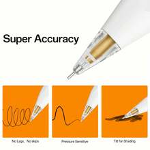 Apple Pencil Replacement Nibs, Micro-Crystal Elastic Tip, Quiet & Anti-Slip, Compatible With Apple Pencil 1st/2nd Gen, IPad Pro - Multicolor - View 4
