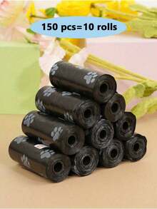 300个/20卷 狗便袋，防漏宠物粪便袋，适用于户外遛狗（450个/30卷-225个/150卷-75个/5卷-15个/1卷）