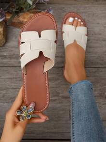 女士平底凉鞋 - 貝斯 - 查看 3