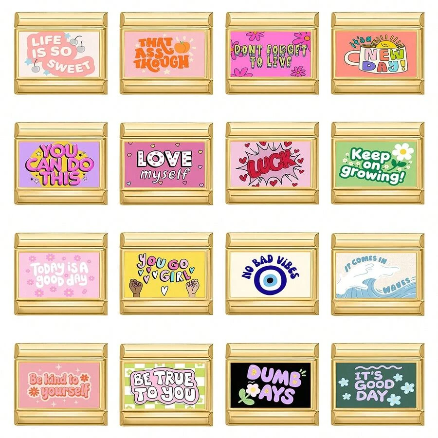 1 chiếc vòng tay ảnh tự làm dạng mô-đun, có thể tùy chỉnh với chữ, hình trái tim, mắt, hoa, động vật, thích hợp làm quà tặng cho bạn bè/các cặp đôi trong các bữa tiệc, lý tưởng cho năm mới, ngày Valentine, thiết kế quyến rũ, trang sức bằng thép không gỉ, sản phẩm địa phương, thiết thực và thời trang, cần thiết cho Giáng sinh, Halloween, mọi mùa, trường học, tiệc tùng, lễ tốt nghiệp. - M293981 - Xem 1