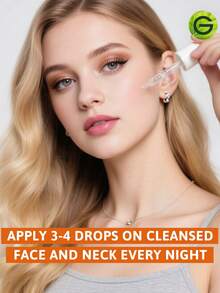 Garnier 卡尼尔亮白全效维生素 C 夜间精华，淡化黑斑，去除色素沉着，增强肌肤光泽，10% 纯维生素 C，均匀肤色，质地轻盈，易于吸收，增强抗氧化作用，亮白肌肤，夜间护肤，修复，适合所有肤质，是晚间护肤的理想选择