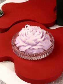 1 pièce/1 set Bougie rose, convient pour mariage, anniversaire, fête, Noël, banquet, décoration de vacances, bougies sans fumée/décorations de souvenirs, souvenirs d'anniversaire, cadeau, bougie parfumée mignonne, le meilleur cadeau pour les amis et la famille.