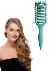 Curl Defining Brush For Curly, Wavy & Coily Hair – Anti-Frizz Styling Comb For Shaping, Clumping & Separating Curls – Detangling Octopus Brush For Wet & Dry Use – Lightweight No-Pull Hairbrush For Kids, Children, Teens & Little Girls - Multicolor - View 32