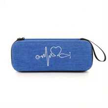 Bolsa de almacenamiento rígida multifuncional de EVA para estetoscopio, organizador portátil de gran capacidad, bolsa de transporte para exteriores, disponible en 5 colores