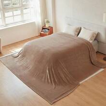 Oversized King Fleece Blanket 120x120 Inches Soft Cozy Warm Giant Extra Large 10'x10' Blanket For Bed Sofa Couch Travel Camping California Huge Flannel Big Throw Blanket Brown