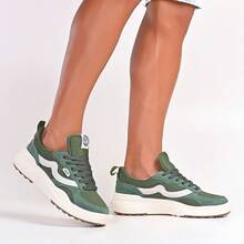 Casual Sneakers With Non-Slip Sole And Reinforced Stitching Sizes 34 To 43 - Xanh quân đội 2852 - Xem 3