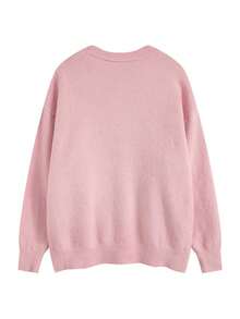 Men Cardigans - Pink - View 3