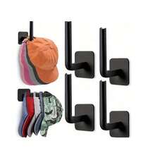 1/2/3/4pcs Multifunctional Adhesive Hook - Space Saving, No Drill, For Hanging Keys, Hats, Towels - Versatile Organizer For Home, Dorm, Bathroom, Bedroom