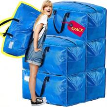 AlexHome Heavy Duty Extra Large Moving Bags,Storage Totes For Moving,Reusable Plastic Moving Boxes,Packing And Moving Supplies,Cloth Containers (Set Of 7) - Màu B - Xem 8