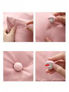 Skin-Friendly, No Trace, Anti-Slip, Removable Duvet Cover Clips, Home Anti-Slip Down Duvet Cover Clips, Prevent Quilt Displacement - Grey - View 6