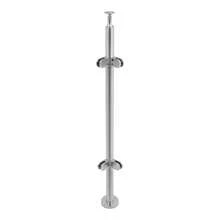 SanBouSi Corner Column Post Stainless Steel Coner Post Corner Post For Glass Railing - Silver - View 4