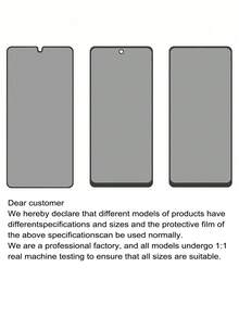 ZYONS 2pcs Matte Privacy Screen Protector For Galaxy, Compatible With Samsung Galaxy A07 A17 A56 A36 A26 A16 A06 A55 A35 A25 A15 A05 A05S A54 A34 A24 A14 A04 A53 A33 A23 A13 - Anti-Fingerprint Smoothness Coating, Bubble-Free, Easy To Apply, Frosted Anti-Peeping TPU Soft Film Non Glass, Privacy Protection, Protector De Phone, For Phone, Halloween Gift For Birthday, Family, Friends Phone Screen Protector, Phone Accessories