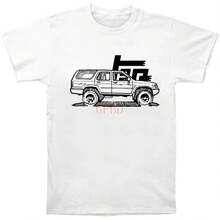 Men Tshirt 2nd Gen 4Runner TRD Unisex T Shirt Women T-Shirt Tees Top - 白色 - 查看 1