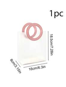1pc Hand-Held Gift Bag, Frosted Gift Packaging Bag, Hand-Held Shopping Bag, Large-Capacity Gift Bag, Holiday Essentials, Suitable For Parties, Birthdays, Weddings, Festivals, Etc., Is A Perfect Choice For Gift Giving, Holiday Gifts.