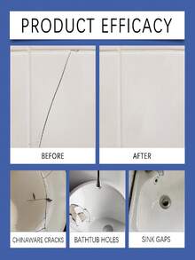 2pcs Multi-Purpose Ceramic Glue, Home Tile Care, Kitchen & Bathroom Marble Floor Grout Filler, Tile Repair Adhesive, Marble, Floor, Bathroom Sink Repair Paste, Quick Fix, No Need To Replace, Hard As Ceramic, Invisible Repair, Waterproof & Mildew-Proof, Easy To Use, Strong Adhesion, Versatile Use