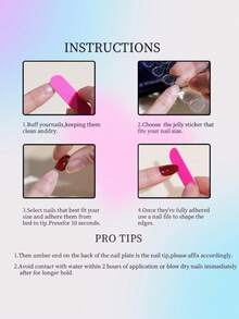 10片手工制作的按压式美甲贴片，假指甲，美甲艺术，可爱美甲，简约风格，短款按压式美甲贴片，万圣节美甲，棕色美甲贴片，适合女性和女孩日常或节日佩戴，高端美甲用品 - 彩色 - 查看 4