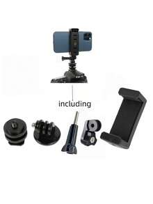 Multifunctional Hot Shoe Mount Phone Clip, Compatible With Mirrorless And DSLR Cameras - Type C - View 4