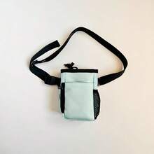 1 pieza Bolsa de almacenamiento de aperitivos para mascotas para exteriores, Bolsa de cintura para golosinas de gato/perro, Bolsa para golosinas de perro, Bolsa para pasear al perro