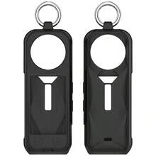 Insta360 X5 X4 X3 硅胶外壳适用于 Insta360X5 360X4 360X3 防震后盖带防丢防刮保护套相机配件 - 黑色 - 查看 6