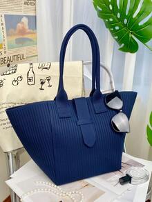 Tunpurle Damen Umhängetasche mit großer Kapazität, Pendler-Handtasche, Damentasche in Taschenform