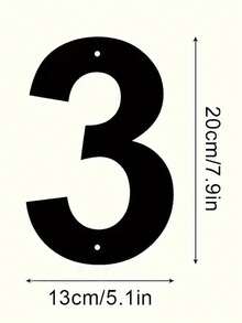 1PC 0-9 Free Combination House Number, Metal Address House Numbers, Home Address Number Plate, Wall-Mounted Home Decoration For Entrance Garden Outdoor Garage Door, Metal Wall Art, Thanksgiving Christmas Gifts Christmas Decorations Room Decor