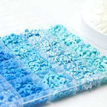 500/3000pcs Polymer Clay Beads Kit, Mixcolor Polymer Clay Beads Kit For Jewelry Making, Perfect For Friendship Bracelets And Supplies Gifts, DIY Friendship Bracelet Necklace Earrings Handmade Craft Supplies