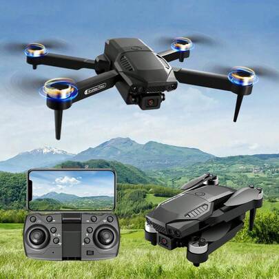 TOKQI F198 Foldable Dual Camera Drone With Brushless Motor, Auto Hover & Altitude Hold, One-Key /Landing, APP Control, Long Flight Time, Portable RC Quadcopter For Beginners - Perfect Gift For Christmas/Halloween/Birthday