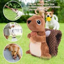 Dog Puzzle Toy, Squirrel Interactive Dog Toy With 2 Chew Balls, Squeaky Dog Toys To Keep Them Busy, Dog Treat Games For Small Puppy, Snuffle Enrichment Toy Anti Boredom, Cognitive Dogs Toy - 1 - 查看 6