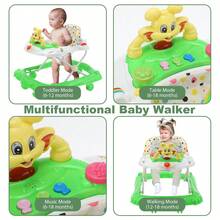 Height Adjustable Zigzag Walker - Green - View 6