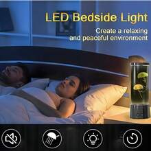 TYUTE 1PC LED Dream Jellyfish Light, 7-Color Jellyfish Design, Vivid And Lifelike, Fish Tank Inspiration Light Creating A Relaxing Atmosphere, Dynamic Color-Changing LED Lighting, Indoor Ocean Light Suitable For Bedroom, Living Room And Table Decoration, Christmas, Halloween, Easter, Birthday Gift, Perfect Gift - 多色光 - 查看 5