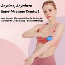 TPE 6CM Fascia Ball Deep Tissue Muscle Relaxation Exercise Sports Fitness Yoga Massage Trigger Point Stress Pain Relief