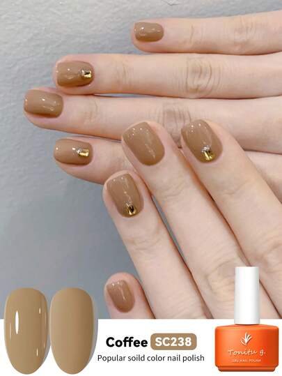 Tonitu g. Tonitu G 7ml Gel Nail Polish – Brown Soak-Off, UV/LED Curing, Semi-Permanent Gel Polish For Autumn And Winter Manicure At Home Salon & Nail Art, Gift For Women